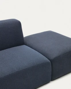 Kave Home Bank Neom 1-zits Modulair Blauw Eindstuk 169cm