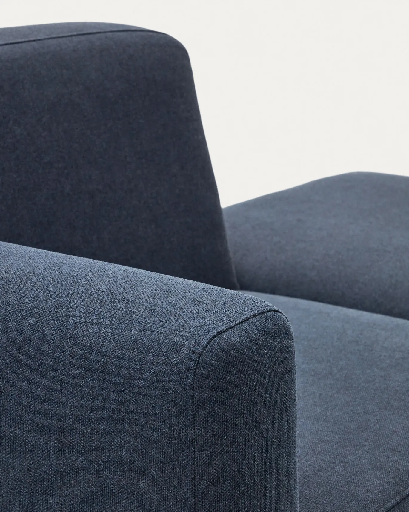 Kave Home Bank Neom 1-zits Modulair Blauw Eindstuk 169cm