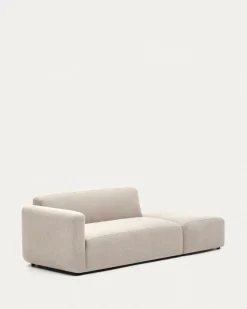 Kave Home Bank Neom 2-zits Modulair Beige Eindpaneel 244cm