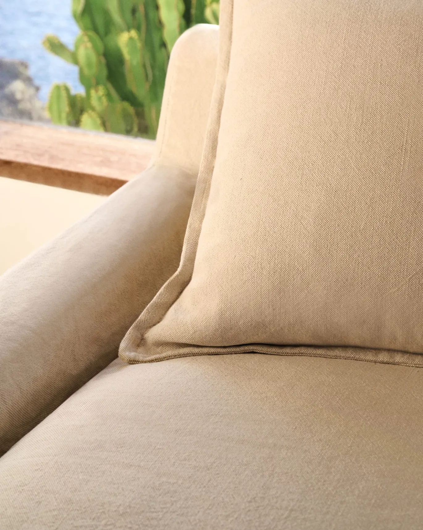 Kave Home Bank Zenira 3-Zits Beige