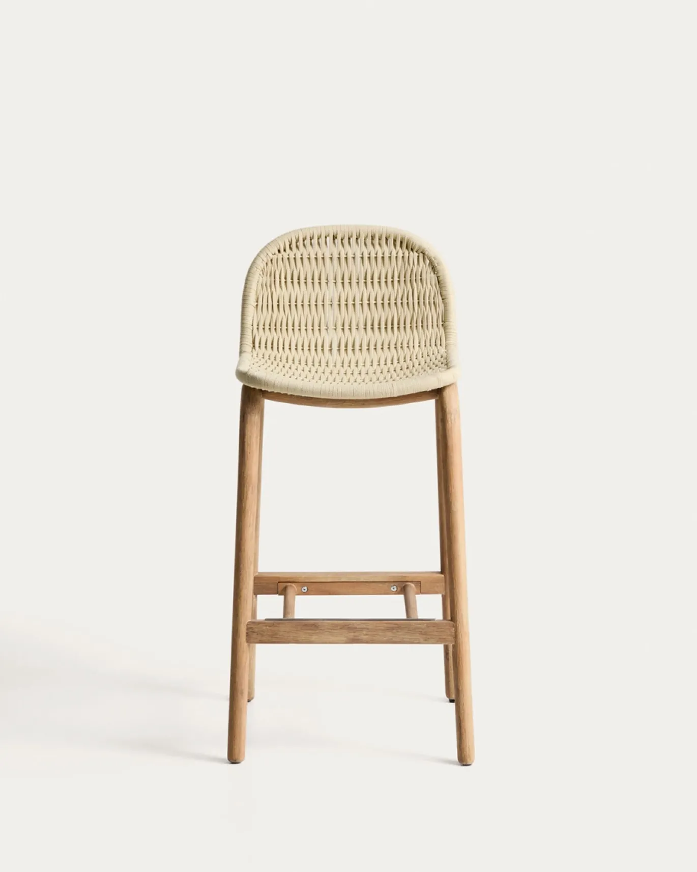 Kave Home Barkruk Alipa Acaciahout Beige