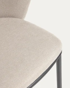 Kave Home Barkruk Ciselia Beige Chenille