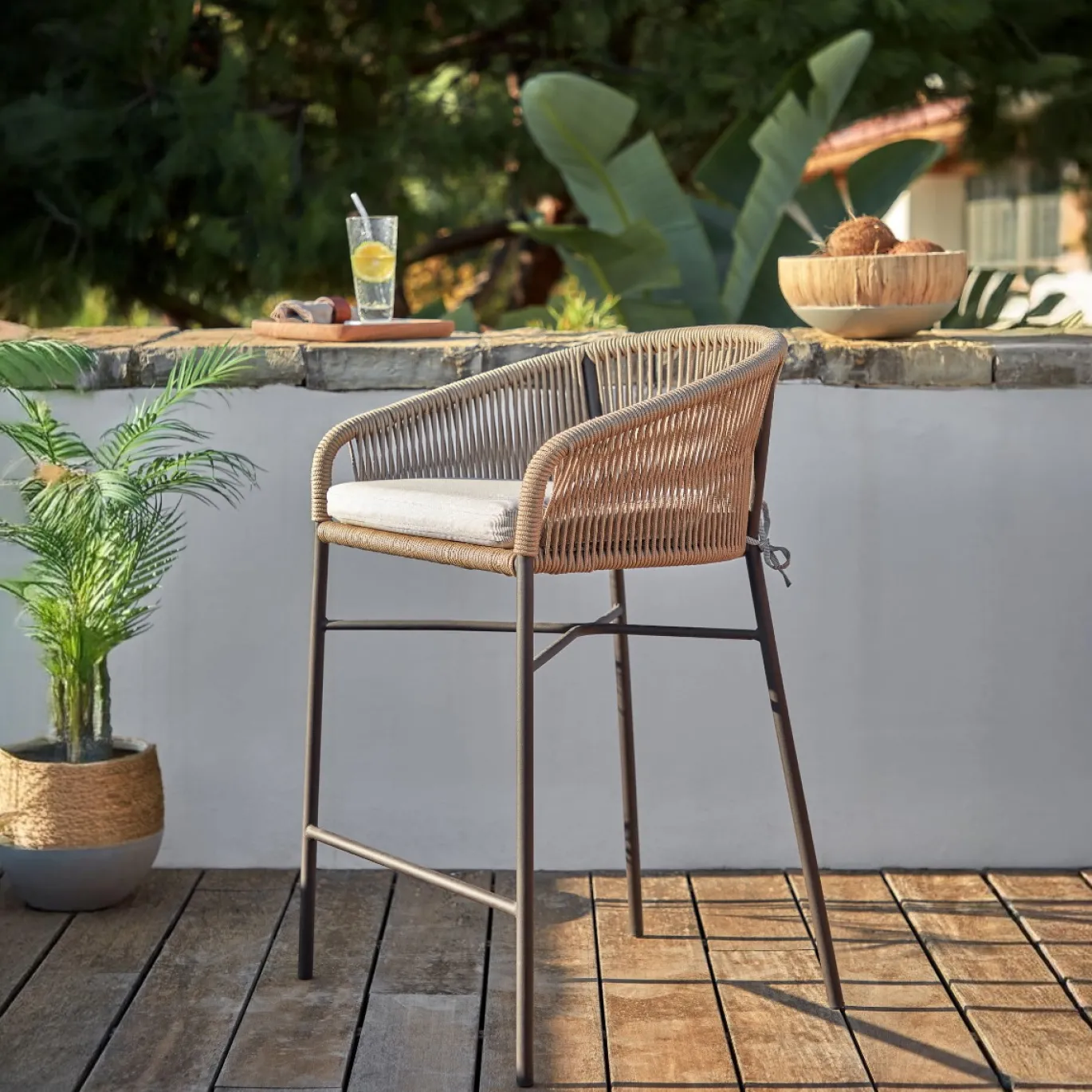 Kave Home Barkruk Yanet Beige