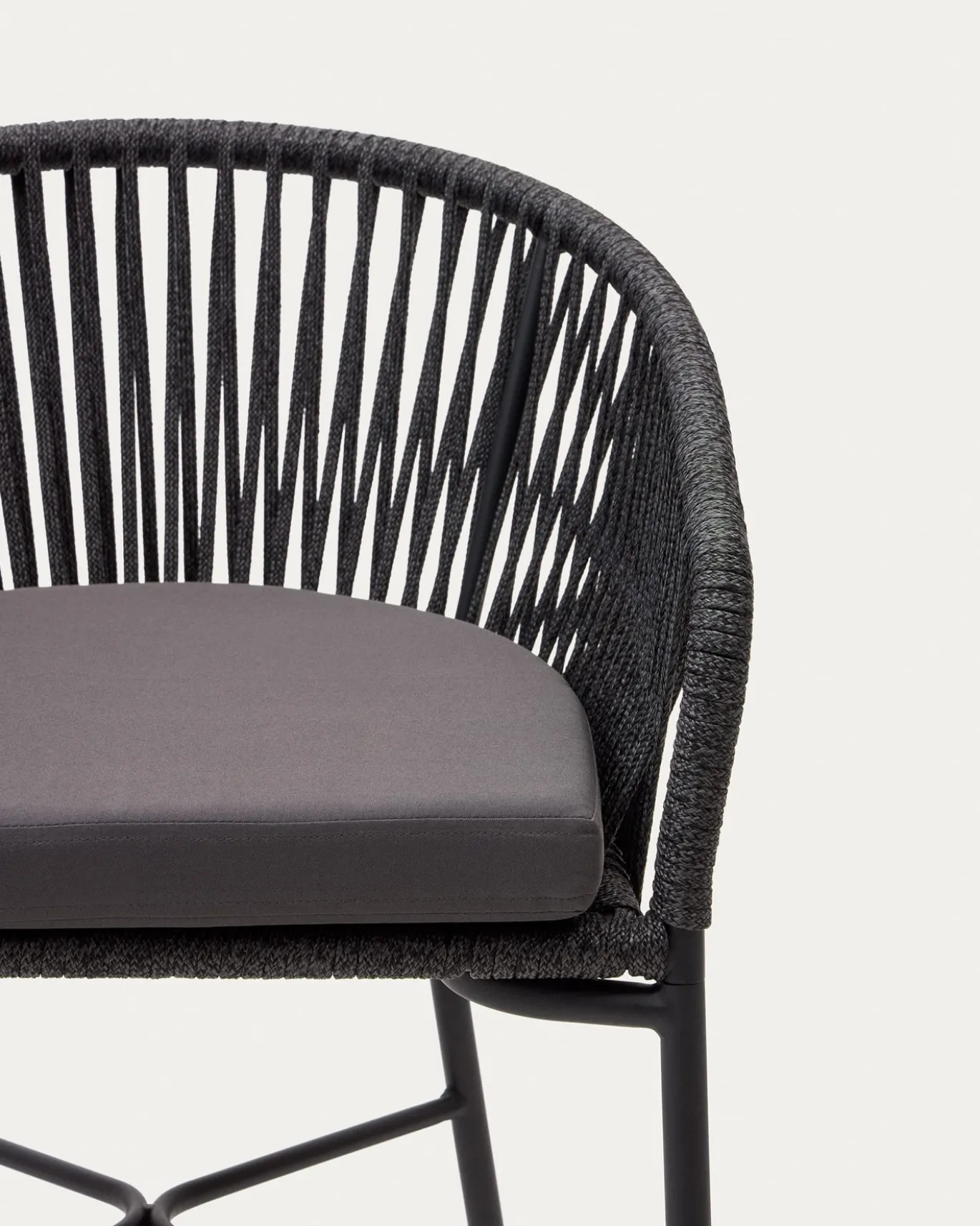 Kave Home Barkruk Yanet Zwart