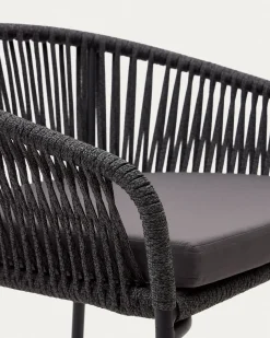 Kave Home Barkruk Yanet Zwart