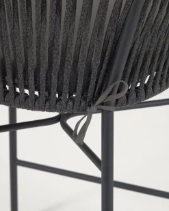 Kave Home Barkruk Yanet Zwart