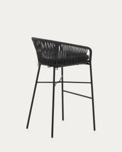 Kave Home Barkruk Yanet Zwart