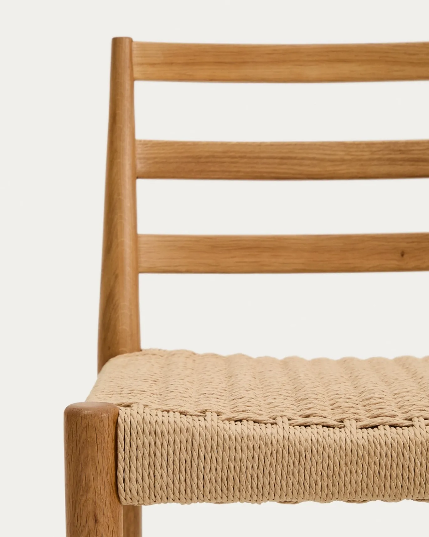 Kave Home Barstoel Analy Eikenhout Naturel 65cm