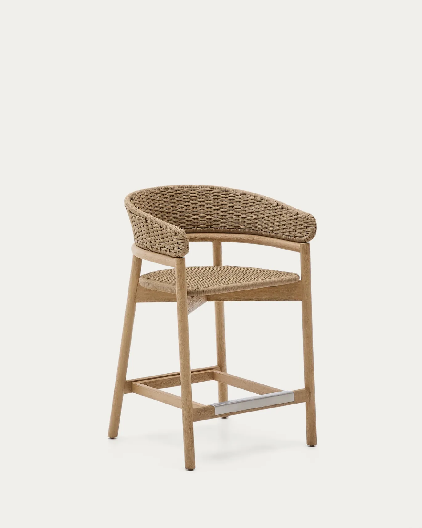 Kave Home Barstoel Arinella Acaciahout Naturel 65cm