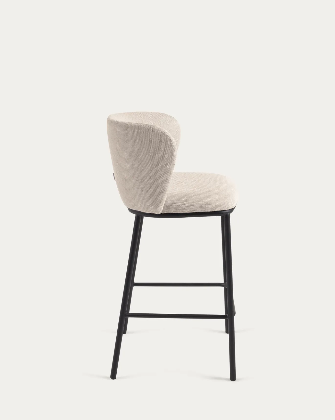 Kave Home Barstoel Ciselia Beige Chenille