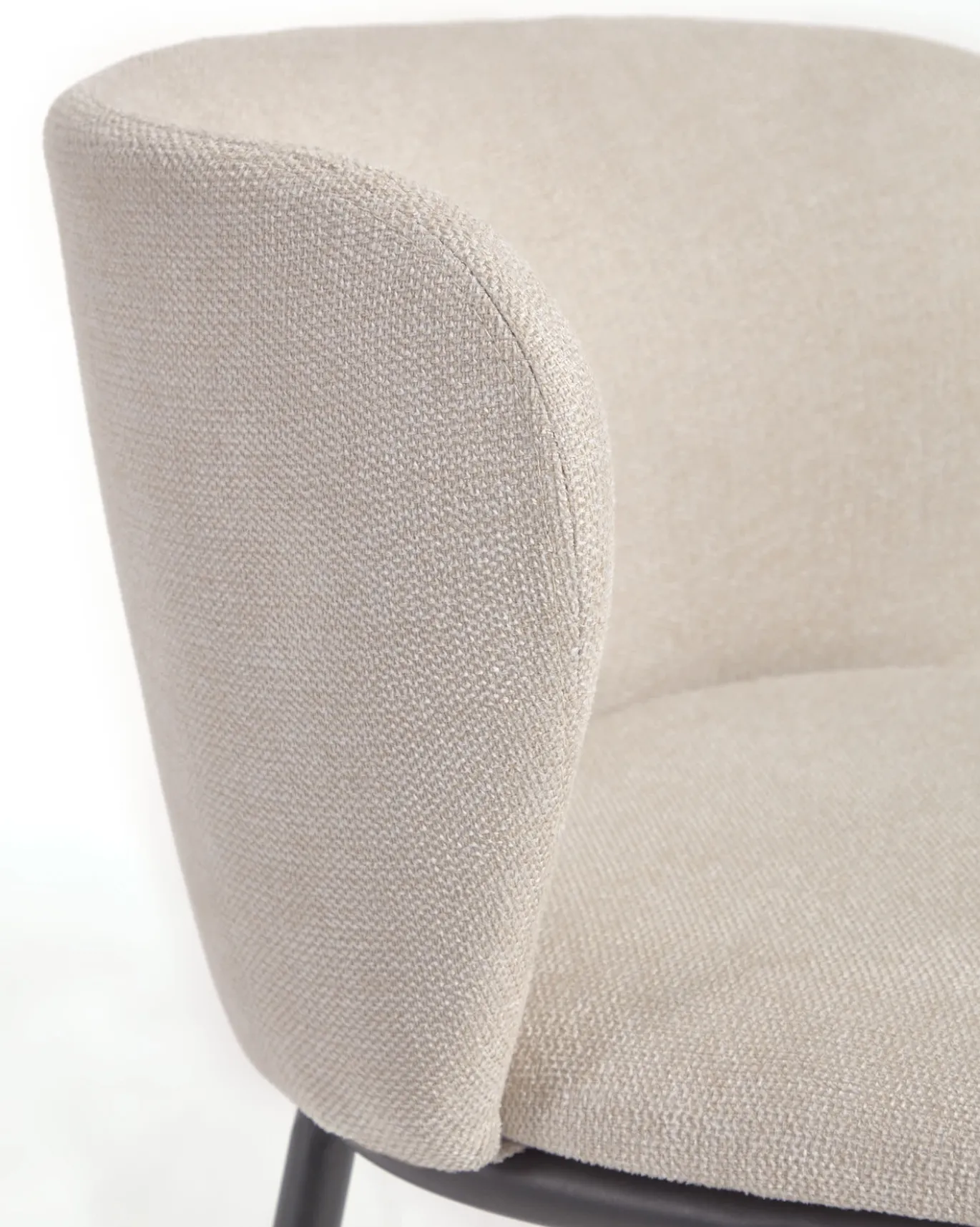 Kave Home Barstoel Ciselia Beige Chenille
