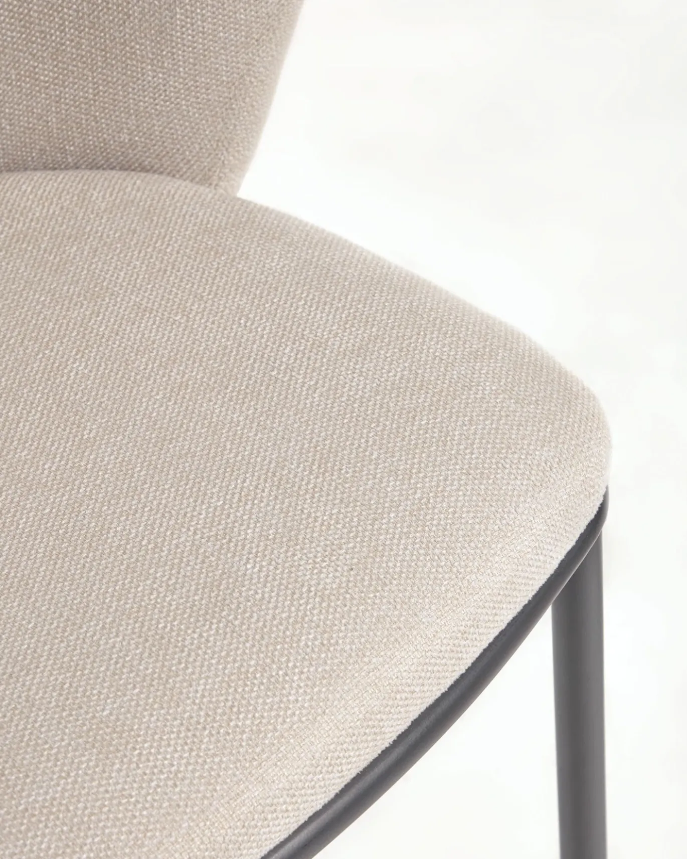 Kave Home Barstoel Ciselia Beige Chenille