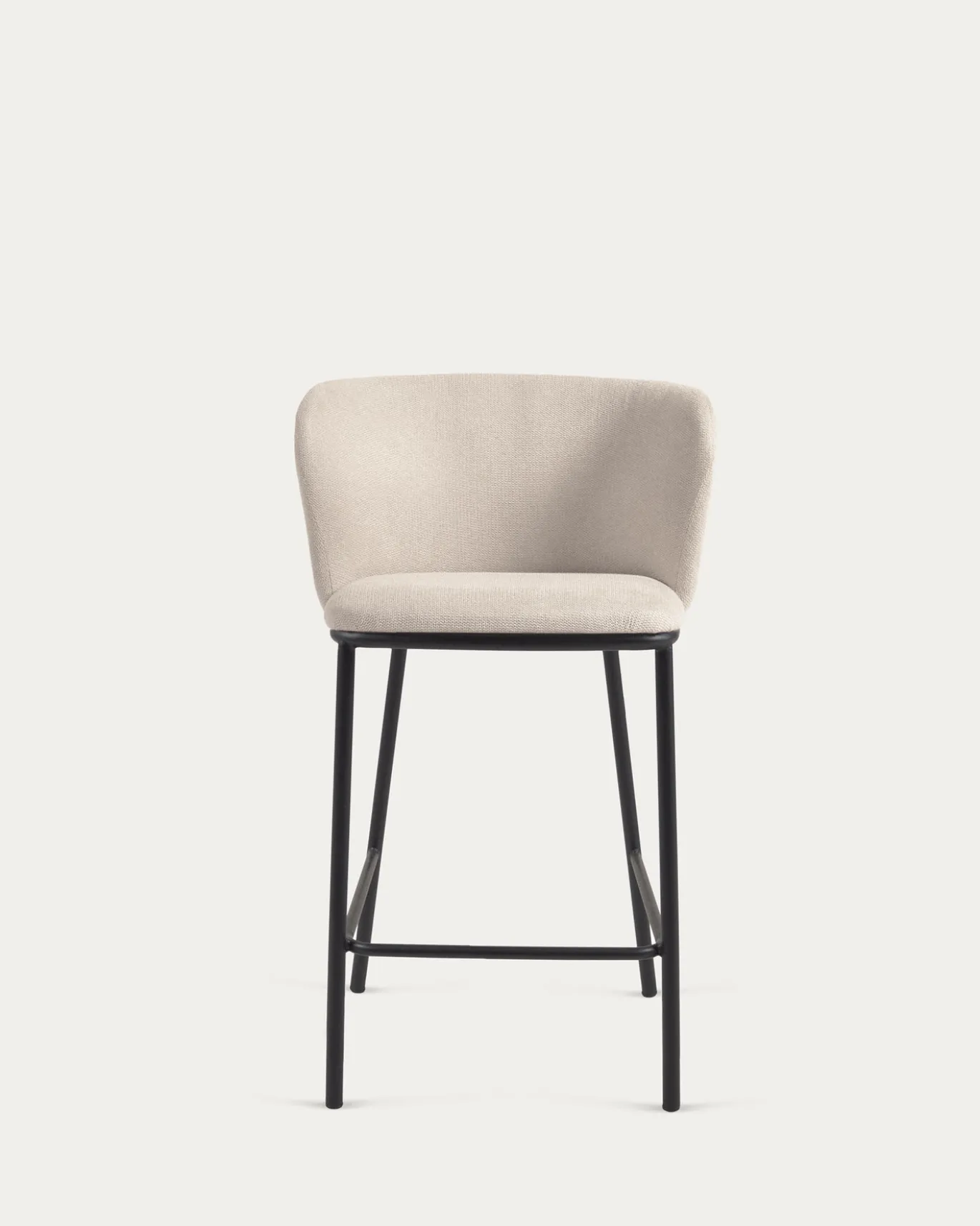 Kave Home Barstoel Ciselia Beige Chenille