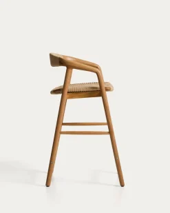 Kave Home Barstoel Derile Eiken Naturel/Beige