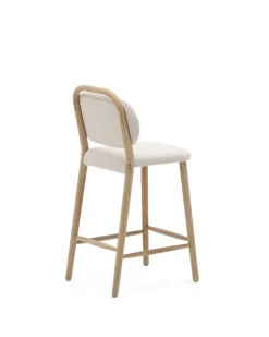 Kave Home Barstoel Helda Chenille Beige