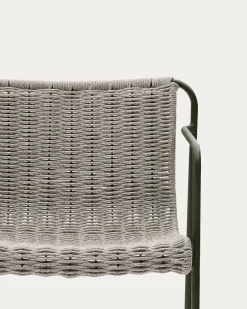 Kave Home Barstoel Maurina Outdoor Grijs/Groen