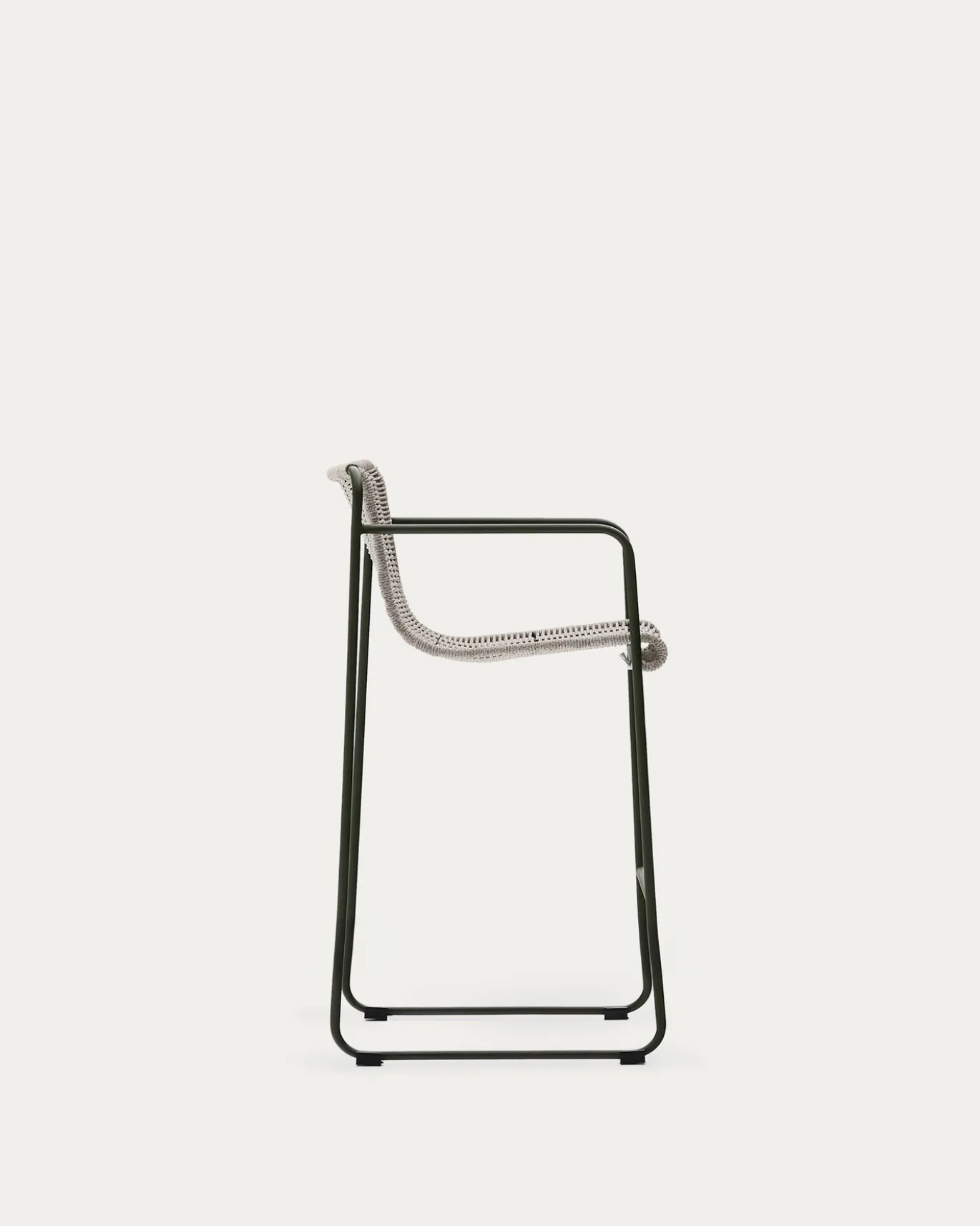 Kave Home Barstoel Maurina Outdoor Grijs/Groen
