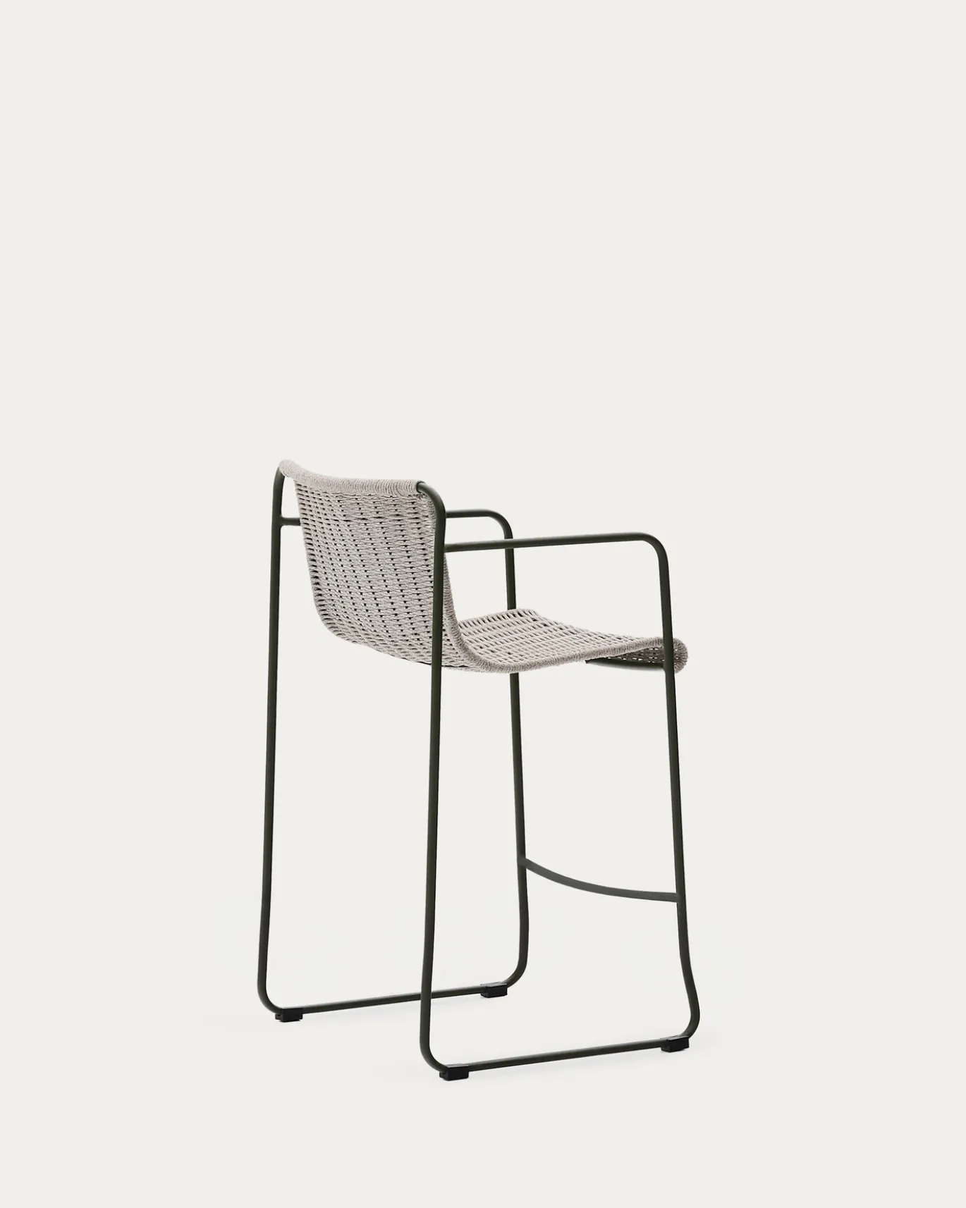 Kave Home Barstoel Maurina Outdoor Grijs/Groen