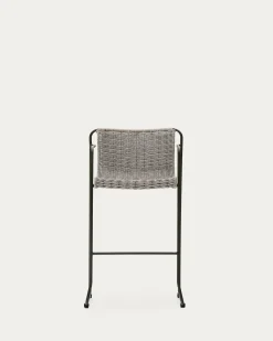 Kave Home Barstoel Maurina Outdoor Grijs/Groen