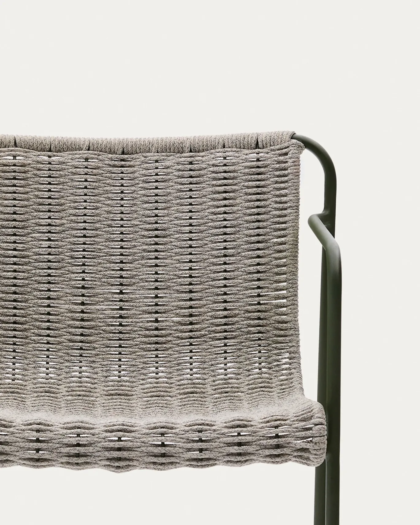 Kave Home Barstoel Maurina Outdoor Grijs/Groen