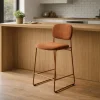 Kave Home Barstoel Meli Chenille Terracotta