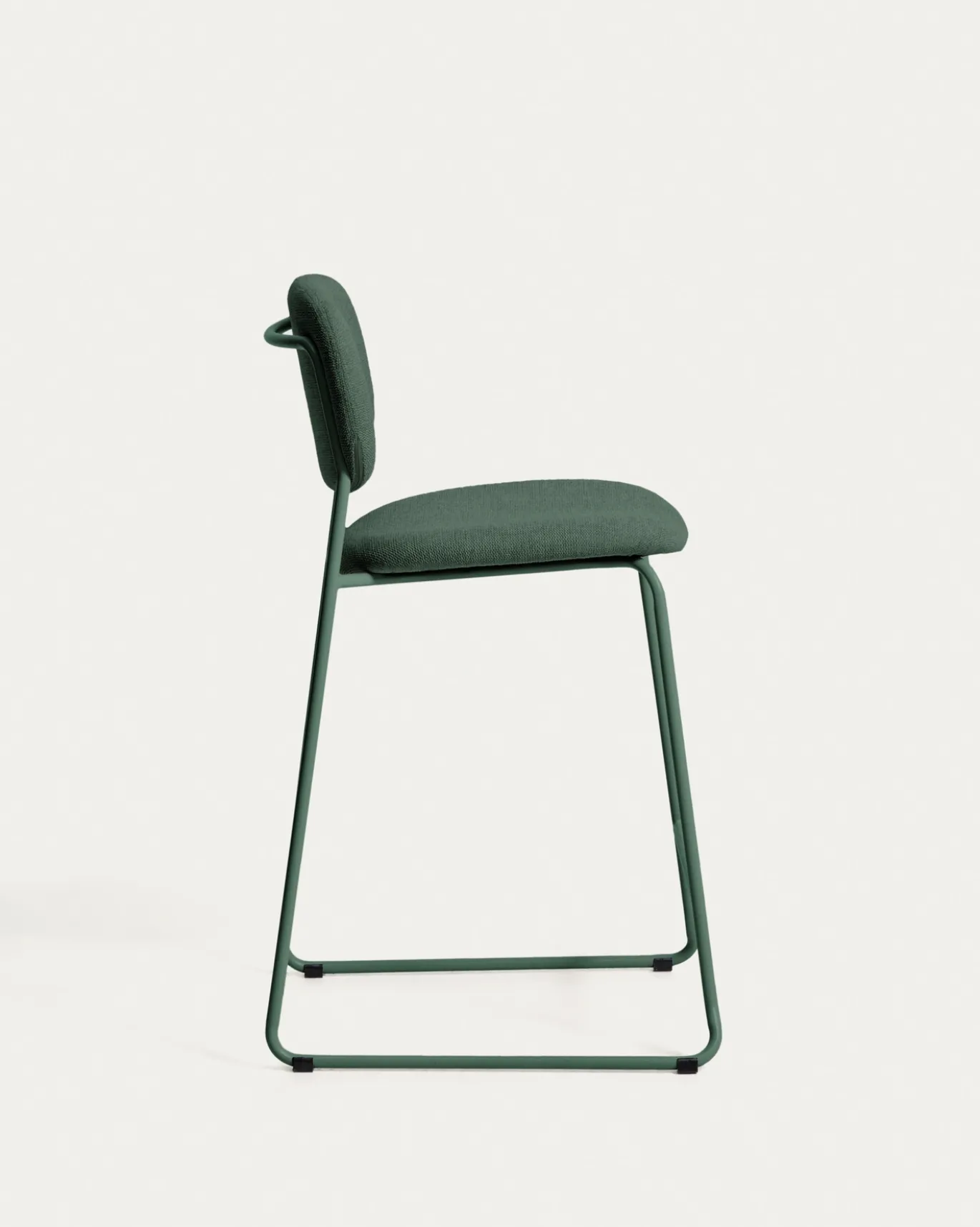 Kave Home Barstoel Meli Chenille Groen
