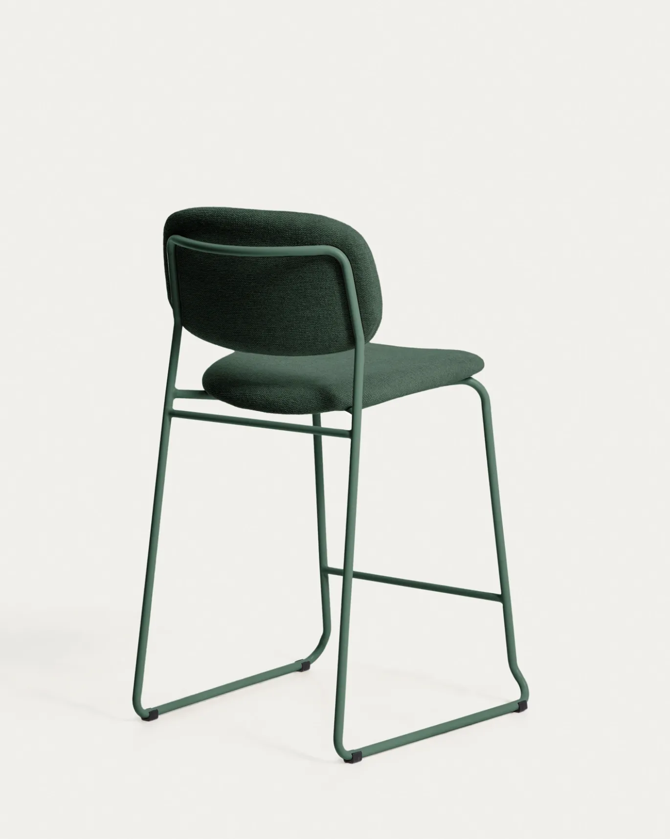 Kave Home Barstoel Meli Chenille Groen