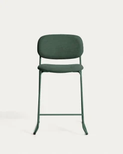 Kave Home Barstoel Meli Chenille Groen