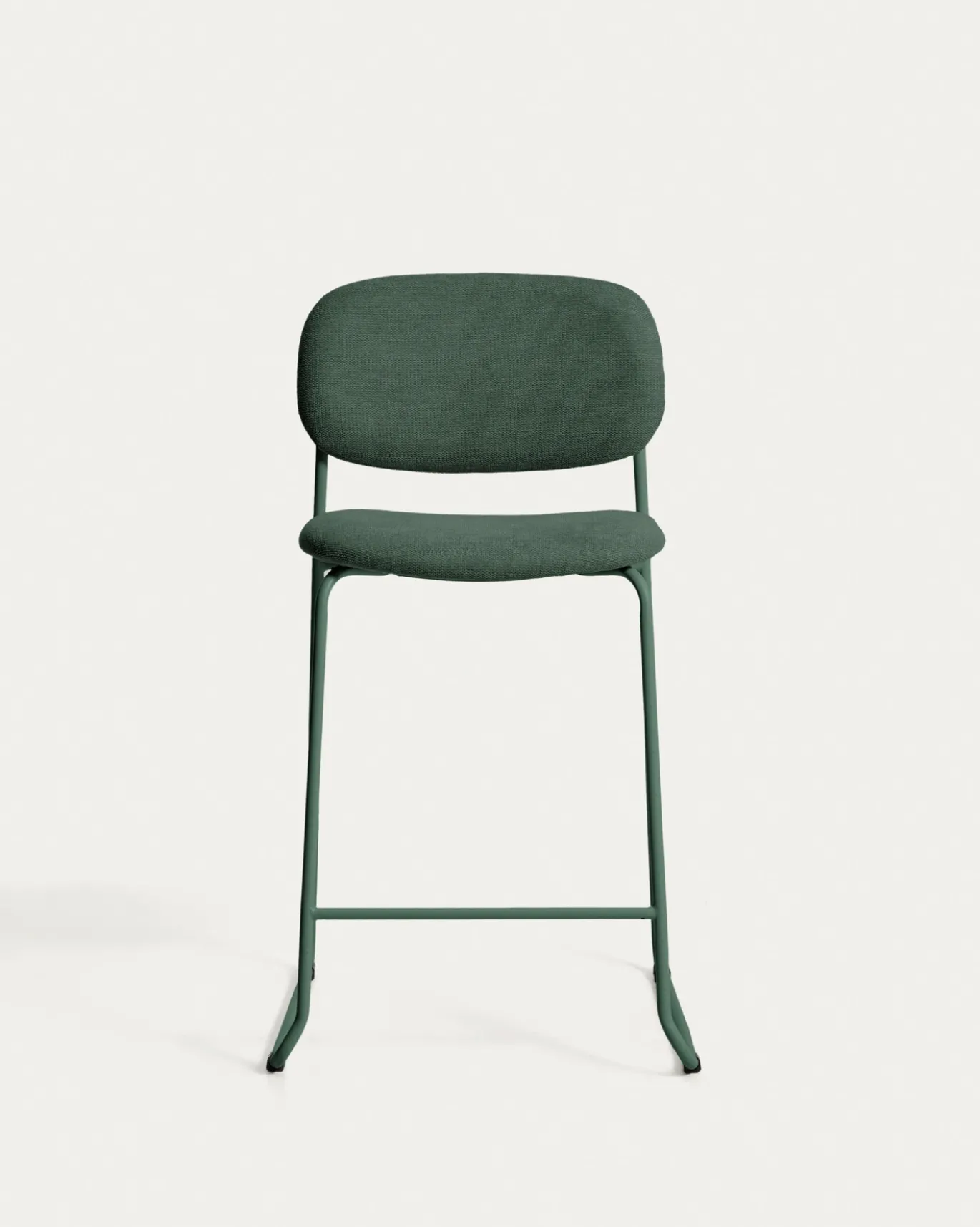 Kave Home Barstoel Meli Chenille Groen
