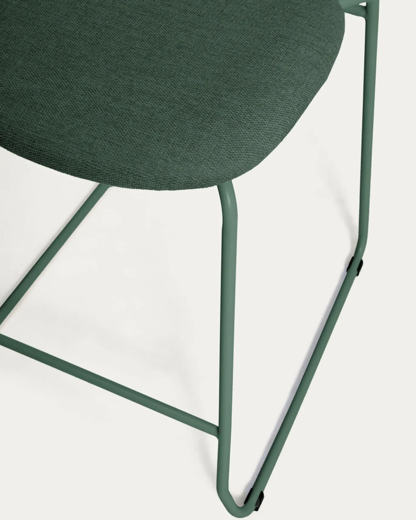 Kave Home Barstoel Meli Chenille Groen