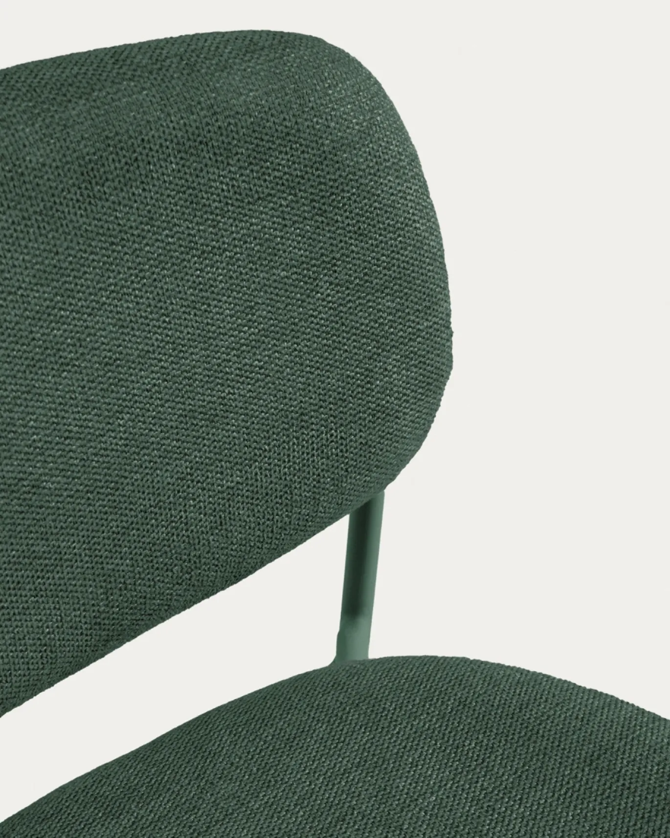 Kave Home Barstoel Meli Chenille Groen
