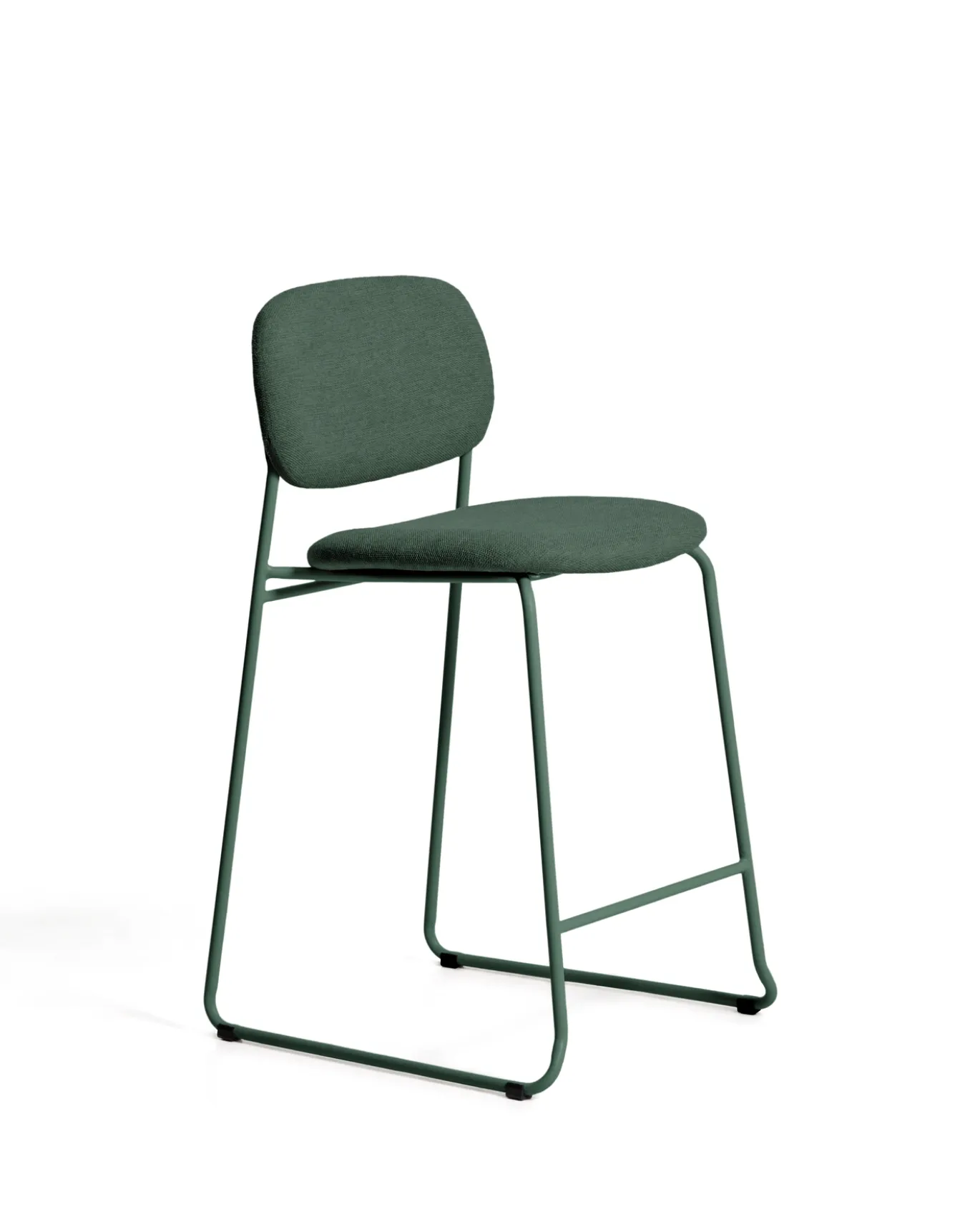 Kave Home Barstoel Meli Chenille Groen