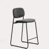 Kave Home Barstoel Meli Chenille Grijs