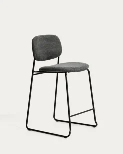 Kave Home Barstoel Meli Chenille Grijs