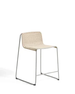 Kave Home Barstoel Tavari Touw RVS Beige