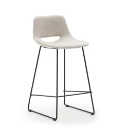 Kave Home Barstoel Zahara Beige/Zwart