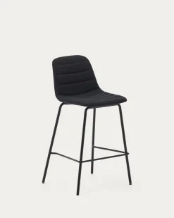 Kave Home Barstoel Zunilda Zwart Chenille