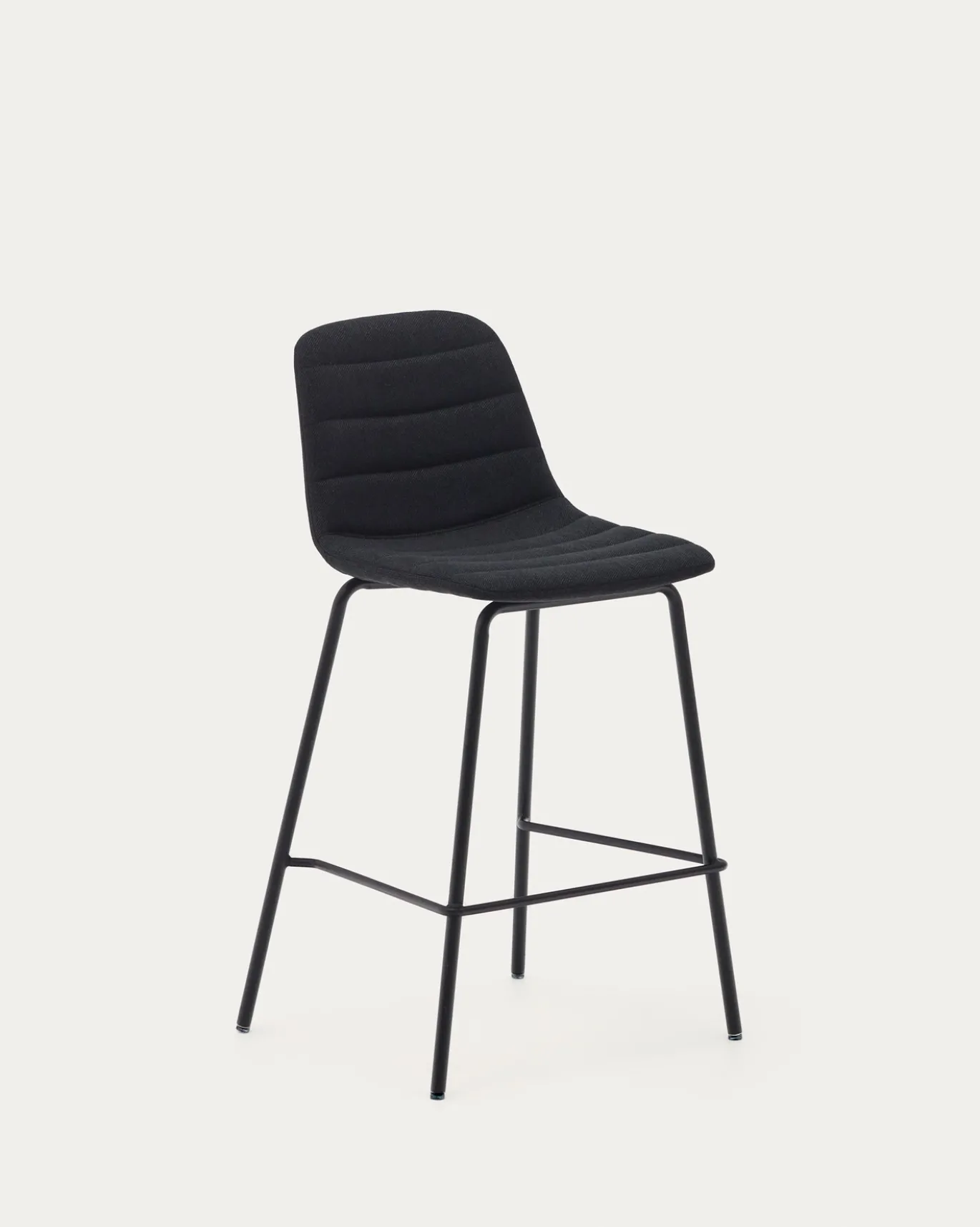 Kave Home Barstoel Zunilda Zwart Chenille