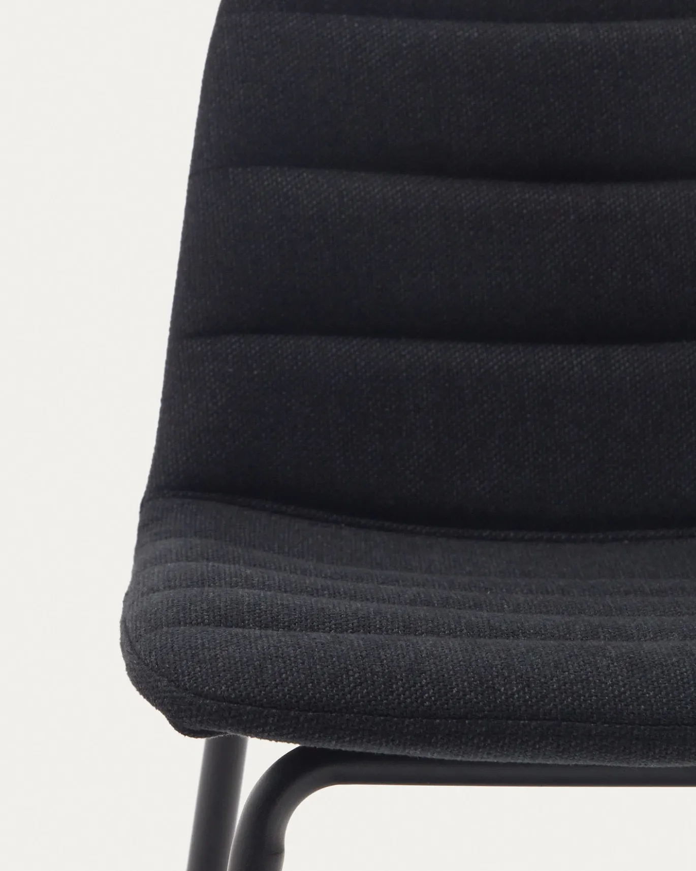 Kave Home Barstoel Zunilda Zwart Chenille