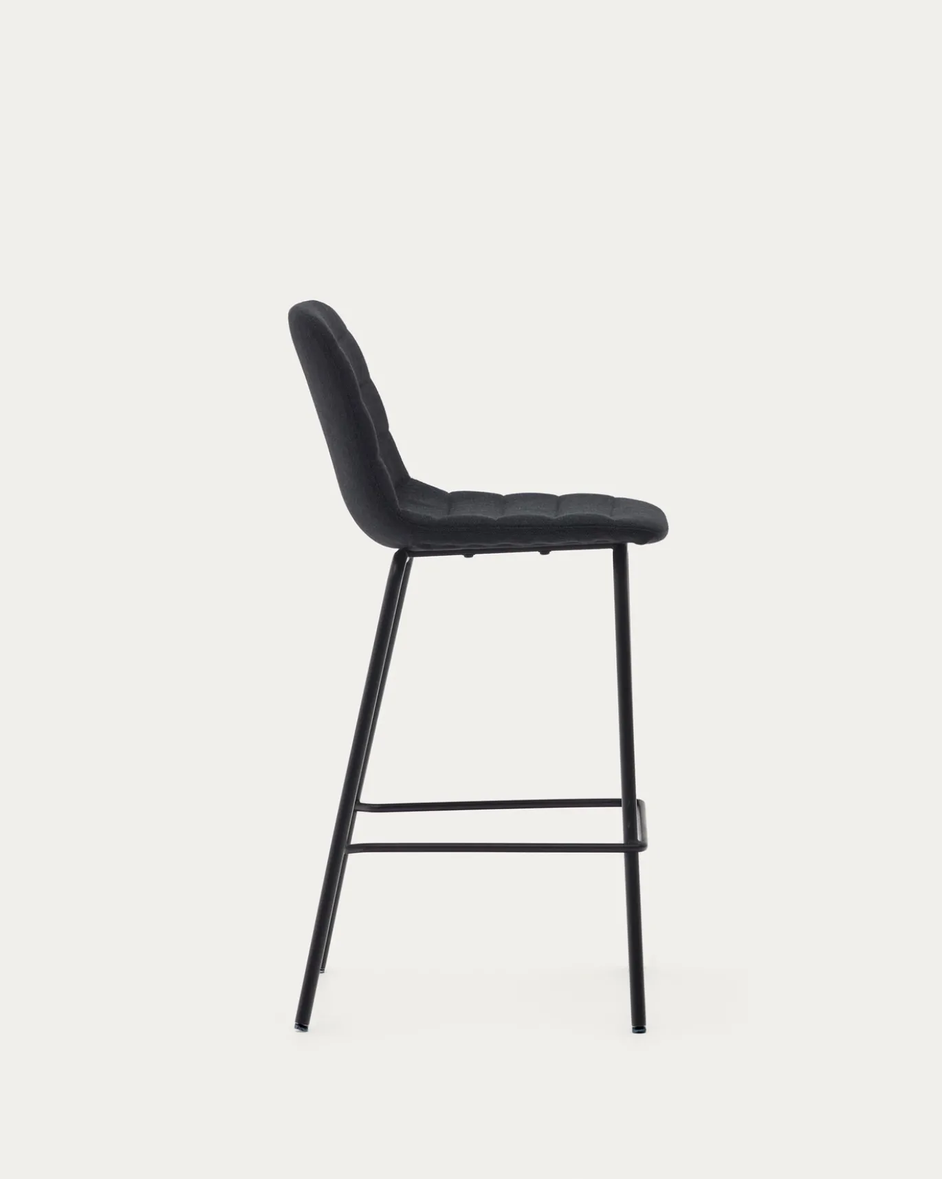 Kave Home Barstoel Zunilda Zwart Chenille
