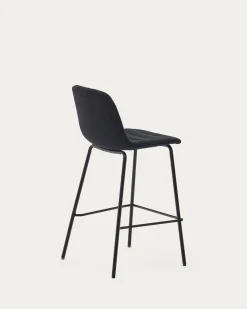 Kave Home Barstoel Zunilda Zwart Chenille