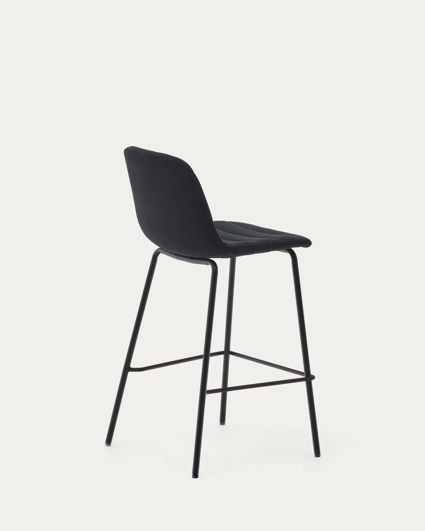 Kave Home Barstoel Zunilda Zwart Chenille
