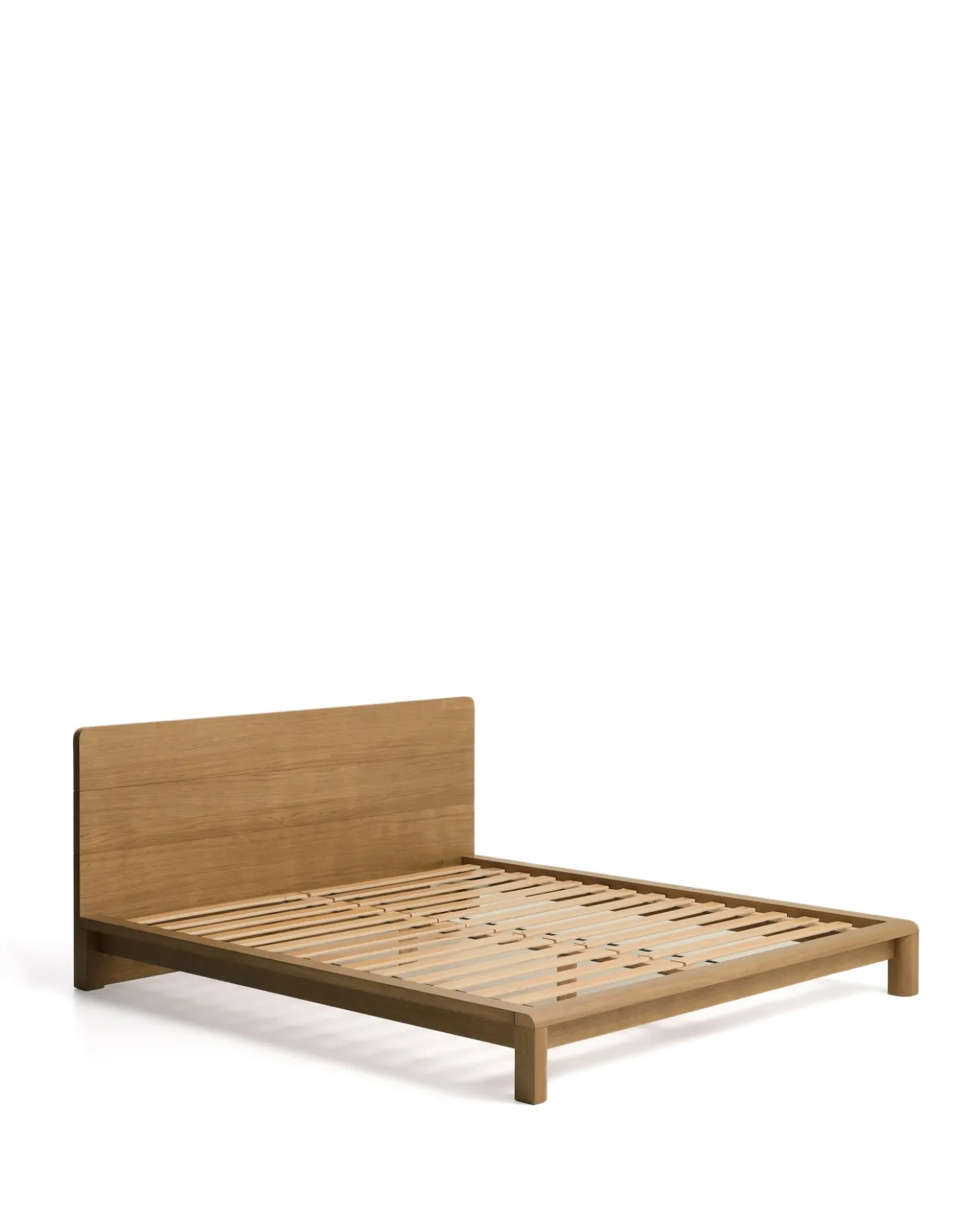 Kave Home Bed Arelida Eiken Lichtbruin 180x200cm