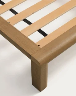 Kave Home Bed Arelida Eiken Lichtbruin 180x200cm