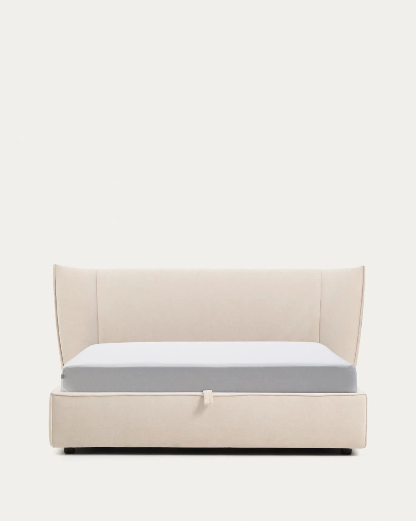 Kave Home Bed Arvian Chenille Beige 160x200cm