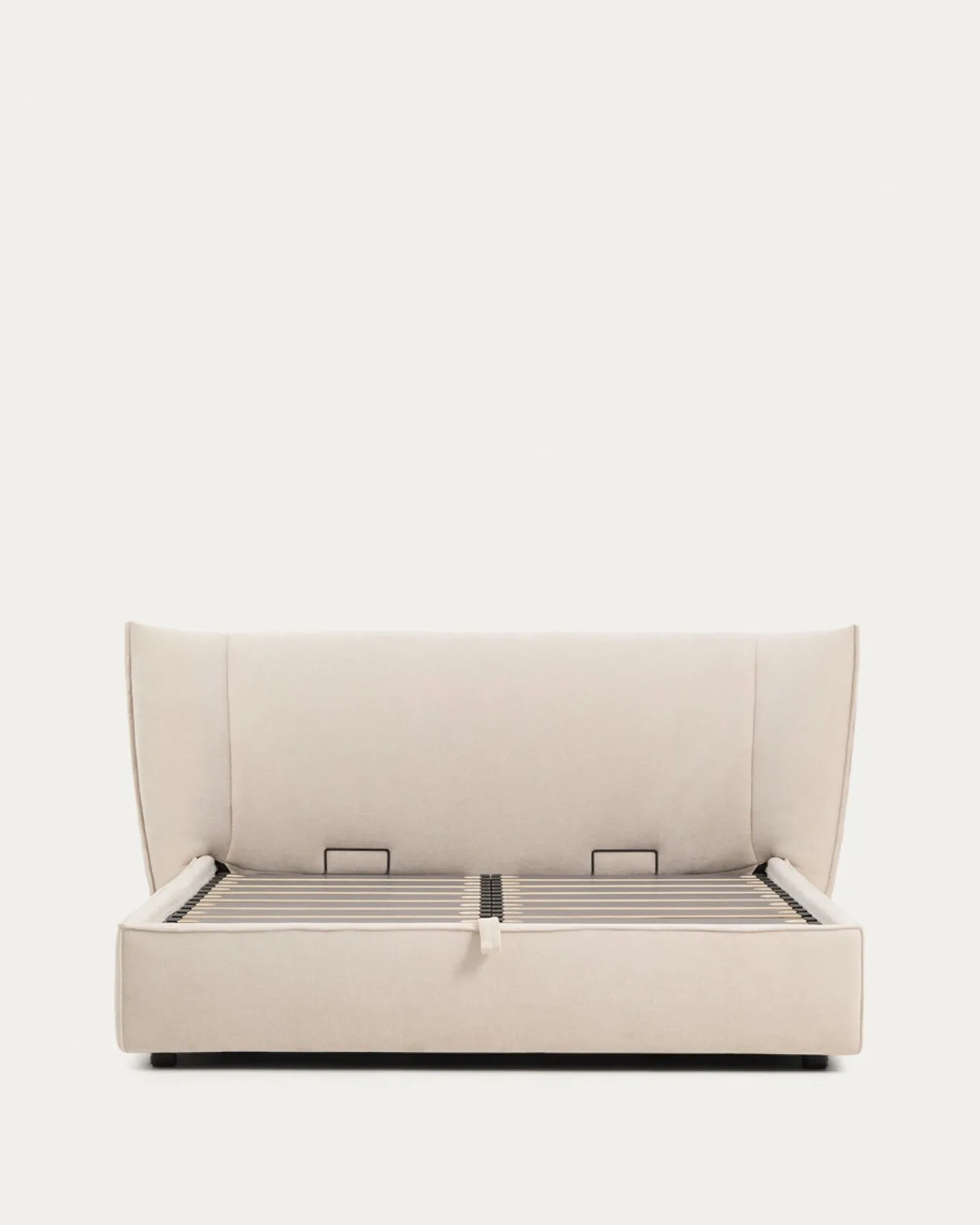 Kave Home Bed Arvian Chenille Beige 160x200cm