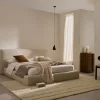 Kave Home Bed Blok Beige 180x200cm