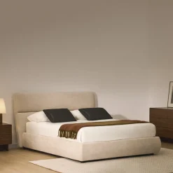 Kave Home Bed Dafra Chenille Beige 180x200cm
