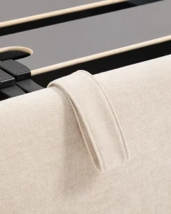 Kave Home Bed Dafra Chenille Beige 180x200cm