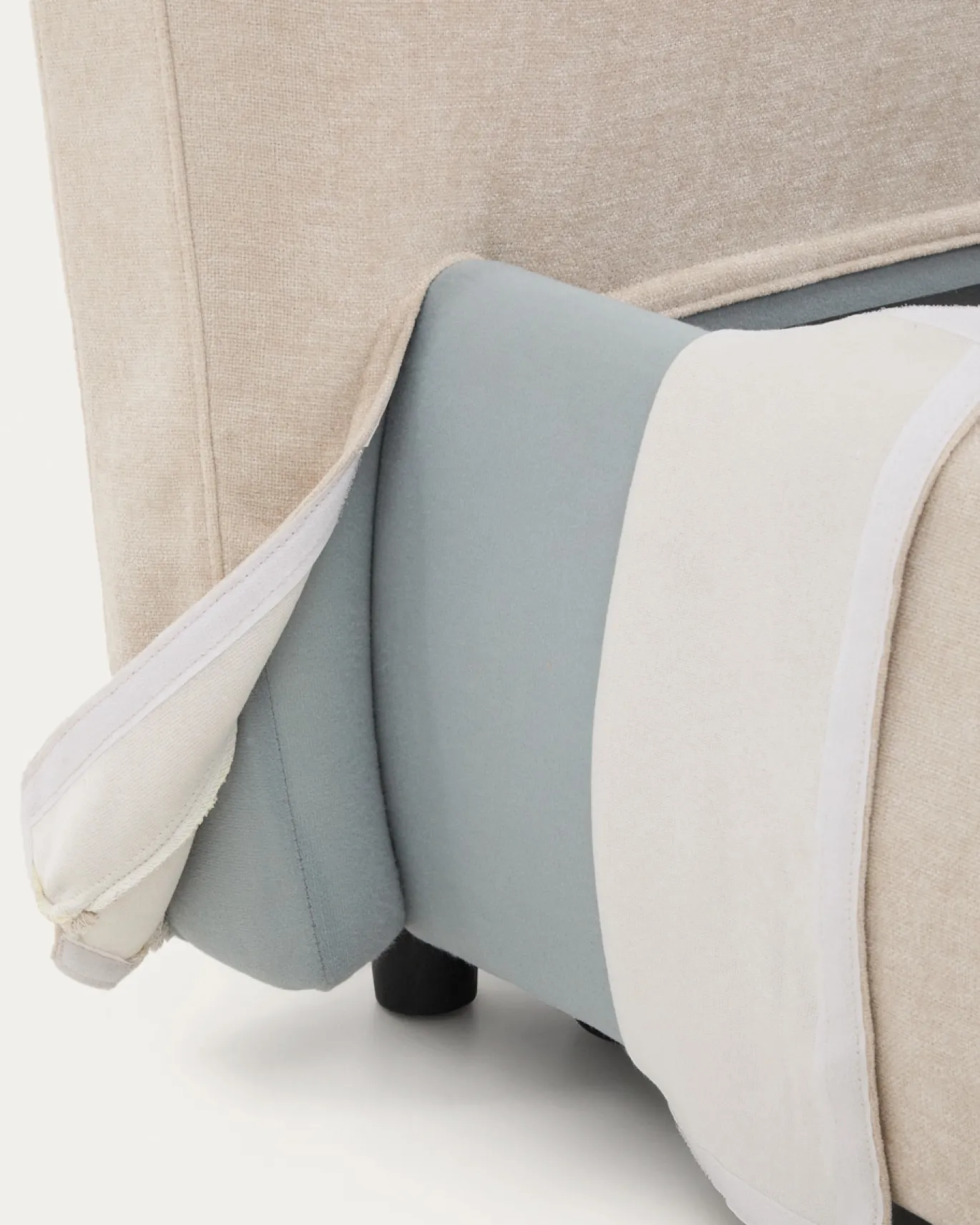 Kave Home Bed Dafra Chenille Beige 160x200cm